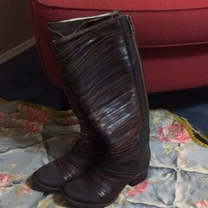 Freebird tall leather boots